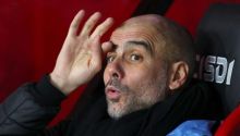 Pelatih Manchester City Pep Guardiola tanggapi isu pemainnya yang akan pindah klub (foto/int)