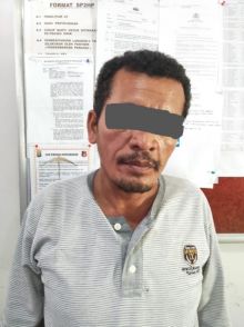 Satu orang diduga pelaku pengeroyokan diringkus jajaran Kepolisian Sektor Polsek Mandau (foto/Hari)