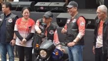 Ma'ruf Amin Bergaya Bak Seorang Bikers Lengkap dengan Rompi dan Topi