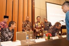 Bupati Indragiri Hilir (Inhil) HM Wardan, mengekspose rencana detail tata ruang (RDTP) bagian wilayah perencanaan (BWP) Perkotaan Tembilahan (foto/Rgo)