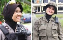 Bripda Amini anggota brimob cantik (foto/int)