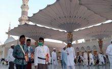 Ilustrasi jamaah umrah asal Indonesia di Kota Madinah. Foto: int 