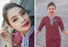Pramugari cantik Rantiliya Septian bertugas di Lion Air (foto/int)