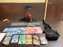 Jajaran Sareskrim Polsek Bengkalis meringkus satu orang tersangka kasus narkoba (foto/Hari)