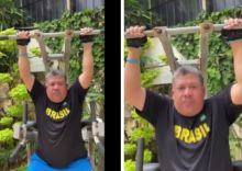 Politisi Partai Gelora Fahri Hamzah olahraga (foto/int)