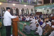 Bersempena Tabligh Akbar Syekh Muhammad Jaber, Bupati Alfedri Harap Siak Nihil Buta Aksara Alquran (foto/Lin)