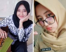 Ibu guru cantik jadi idola netizen (foto/int)