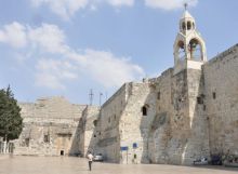 Salah satu sudut Kota Betlehem di Tepi Barat yang kini berubah jadi kota hantu karena virus Corona. Foto: int 