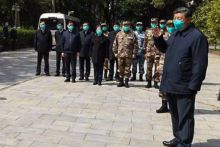 Presiden China Xi Jinping mengunjugi Wuhan untuk pertama kalinya sejak mewabahnya virus Corona Covid-19. Foto/SCMP