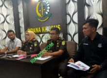 Kasus dugaan tindak pidana korupsi pinjaman Usaha Ekonomi Desa Simpan Pinjam (UEDSP) Tri Bukitbatu Laksemana, Desa Bukitbatu (foto/Hari)