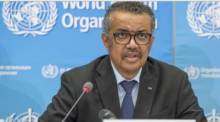Direktur Jenderal WHO Dr Tedros Adhanom Ghebreyes. Foto: int 