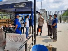 Kapolres Dumai AKBP Andri Ananta Yudhistira,SIK,MH melakukan inspeksi mendadak (foto/Zal)