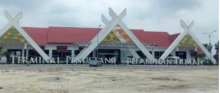 Pelabuhan Penumpang Jalur Internasional Tampak Sepi (foto/Zal)
