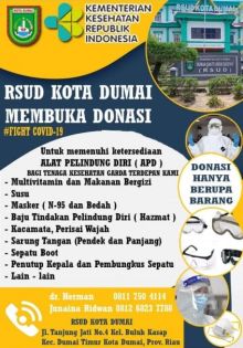 RSUD Dumai minim kelengkapan APD untuk melawan virus corona (foto/int)