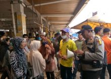 Warga Kecamatan Rengat dan sekitarnya dihebohkan dengan isu adanya rencana penutupan Pasar Rakyat Rengat karena adanya virus corona (foto/int)