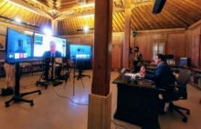 Gubernur Anies Baswedan juga berbagi info dengan berbagai pemimpin kota yang ada di dunia (foto/int)