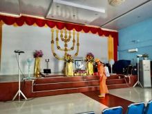 PT Pertamina RU II Dumai gandeng Rumah Zakat Action lakukan disinfeksi ke salah satu tempat ibadah. Yaitu Gereja Pantekosta Alhayat, Gereja Pantekosta Alhayat (foto/ist)