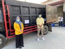 Anggota DPRD Kabupaten Bengkalis dari fraksi Golkar memberlakukan pemotongan gaji untuk upaya pencegahan dan menekan penyebaran Covid-19 (foto/Hari)