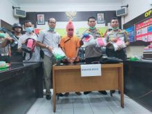 KepolisianbResort (Polres) Indragiri Hulu (Inhu) berhasil mengamankan tersangka berinisial TA warga Desa Japura Kecamatan Lirik (foto/int)