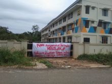 Pemkab Kuansing berencana akan menjadikan Rusunawa yang berada di Desa Beringin Teluk Kuantan, Kecamatan Kuantan Tengah, sebagai tempat isolasi pasien Covid-19 (foto/Zar)