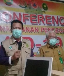 hasil rapid test terhadap pasien terindikasi Covid-19 di Kabupaten Indragiri Hilir (Inhil) adalah reaktif (foto/Rgo)