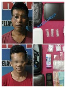 Saat Pamdemi Covid-19 Melanda, Dua Pemuda Bengkalis Malah Diringkus Satnarkoba (foto/Hari)