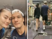 Agnez Mo 'terpergok' jalan bareng atlet sepak bola Raphael Maitimo (foto/int)
