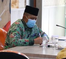 Bupati Siak Alfedri sampaikan belum akan menerapkan PSBB (foto/ist)