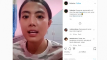 'Kembaran' Agnez Mo yang membuat netizen jadi heboh. Foto: int 