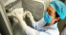 Foto yang memperlihatkan freezer tempat penimpanan spesimen di laboratorium Wuhan yang dilaporkan rusak. Foto: int 