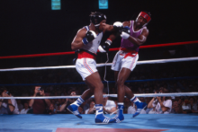 Mike Tyson saat masih berlaga di ajang amatir. Foto: int 