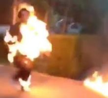 Tak Dapat Perhatian Dari Pemerintah, Wanita Transgender Ini Nekat Membakar Dirinya Hidup-Hidup di Ibukota Georgia 