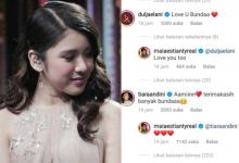 Tiara Idol komentari postingan Maia Estianty yang unggah lagu baru Dul Jaelani yang berjudul Tiara (foto/int)