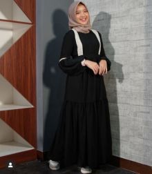 Tiara Idol berhijab dan memakai gamis (foto/int)