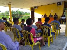 Puluhan pemuda yang terlibat tawuran antar desa tengah di mediasi oleh pihak kepolisian dan perangkat desa.