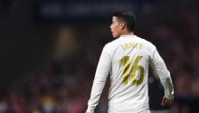 Pemain Real Madrid James dikabarkan akan hengkang ke Atletico Madrid (foto/int)