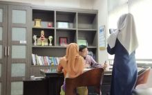 Dipersip Kuansing Terus Lakukan Tata Kelola Perpustakaan (foto/Zar)