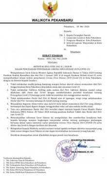 Surat Edaran Walikota