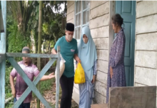 Wakil Ketua DPRD Siak Salurkan Paket Sembako Ke Empat Kecamatan di Siak (foto/ist)