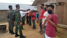 Bersama Gugus Tugas Covid-19 Babinsa Cek Warga yang masuk dalam daftar ODP