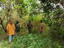 Babinsa Tapung Patroli Karlahut Jelang Lebaran Idul Fitri