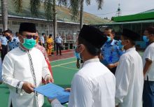 Saat penyerahan keputusan remisi secara simbolis