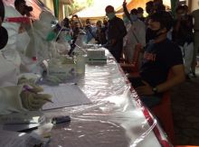 Rapid Test massal di Kecamatan Bukit Raya