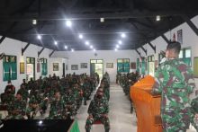 Penegakan Disiplin Protokol Kesehatan, Dandim 0314 Inhil Ingatkan Anggotanya Tetap Humanis (foto/int)