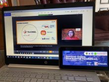 Seminar Online New Normal Pendidikan. (Foto: Istimewa)