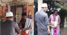 Kisah Ustaz Baik Hati yang Menyumbang Uang Untuk Memperbaiki Kuil dan Menyediakan Makanan Bagi Keluarga India Di Perak Jadi Viral
