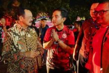 Achmad Purnomo dan GIbran Rakabuming yang sama-sama maju dari PDIP di Pilkada Solo. Foto: int 