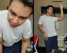 Baim Wong bikin video TikTok (foto/int)