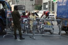 Suasana pembatasan sosial di Pakistan yang diberlakukan belum lama ini. Foto: int 