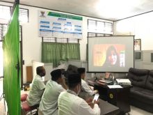 Vicon Baznas Kabupaten Siak Ikuti Acara Rakornas Bahas Percepatan Penanganan Covid-19 (Foto/Lin)